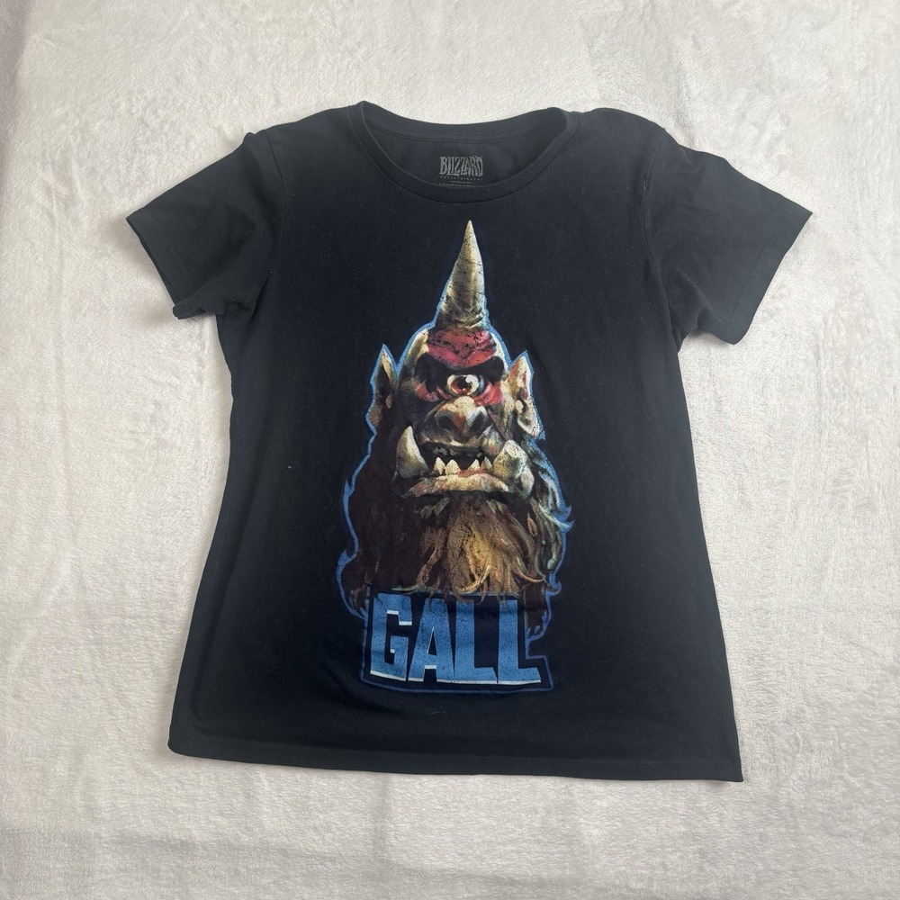 Blizzard Entertainment Jinx Gall Burn Black SS Graphic Shirt Youth Size XL